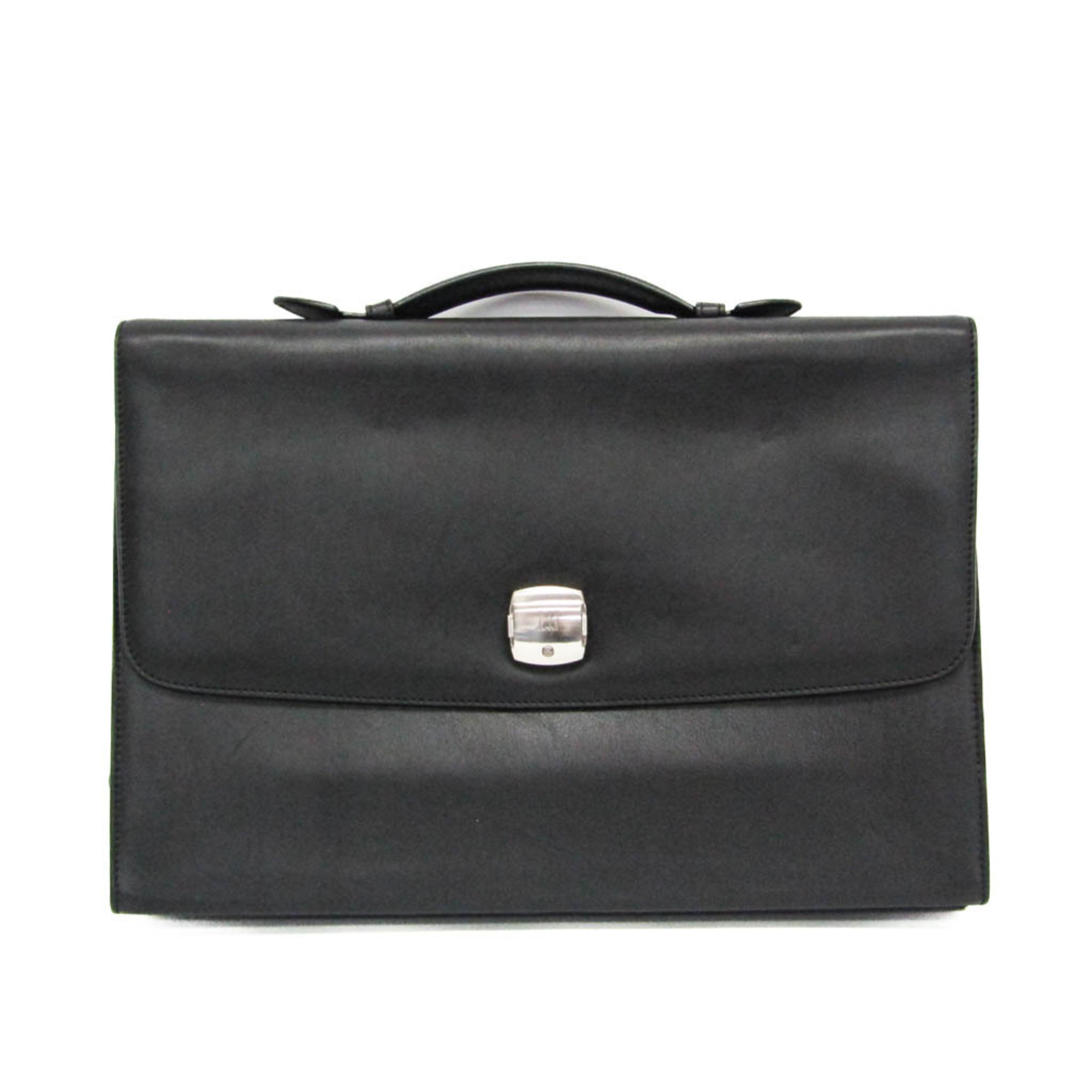 Dunhill Mulsanne Fk6060a Men's Leather Briefcase,Document Case Black